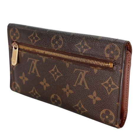 Louis Vuitton Monogram Coated Canvas GM Eugenie Wallet LV 